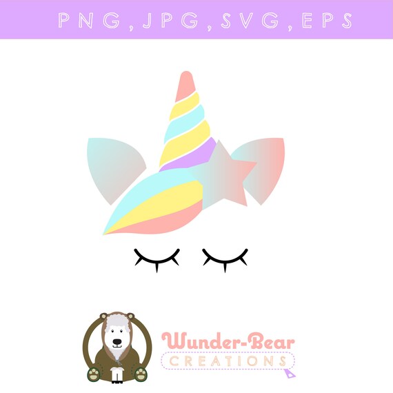 Download Free Unicorn Clipart Unicorn Svg Printable Clipart Svg Files Etsy SVG Cut Files