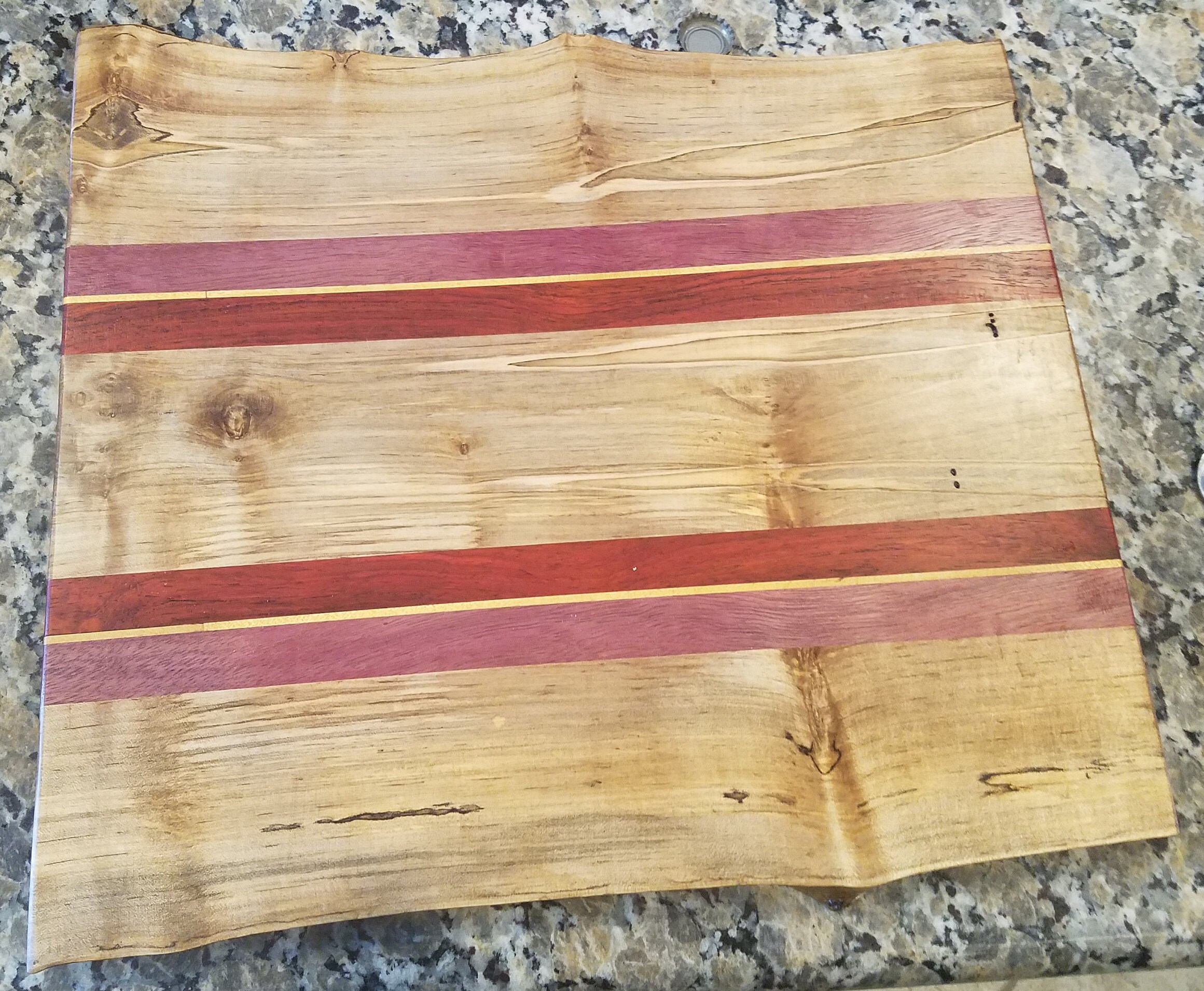 Live Edge Maple Cutting Board Etsy