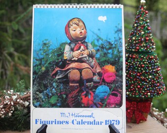 1979 Hummel Calendar with "Happy Pastime" on Cover, Short Bio of Sister M. Innocentia, 11 1/2" X 8 1/2"