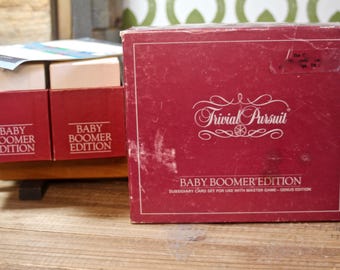 1983 Trivial Pursuit Baby Boomer Edition, Subsidiary Set for use with Master Game, Genus Edition, Vintage Game Night