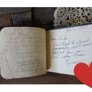 1930s School Autograph Book From Westmoreland, Tennessee, 30 Entries ...
