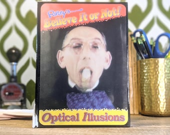 Ripley's Believe It or Not Optical Illusions by L. C. Casterline, 2002 Hardback with Animation Card (Lenticular)