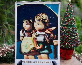 1972 Hummel Calendar with "Stormy Weather" on Cover, Short Bio of Sister M. Innocentia, 11 1/2" X 8 1/2"