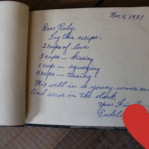 1930s School Autograph Book From Westmoreland, Tennessee, 30 Entries/Poems in Cursive, 1937 Tennessee Grade School Memories