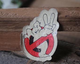 1989 Ghostbusters II Sticker, Needs Rescuing, Vintage Ghostbusters