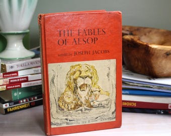 1960s Aesop Fables Retold by Joseph Jacobs, Vintage Illustrated Book (75+ Stories)