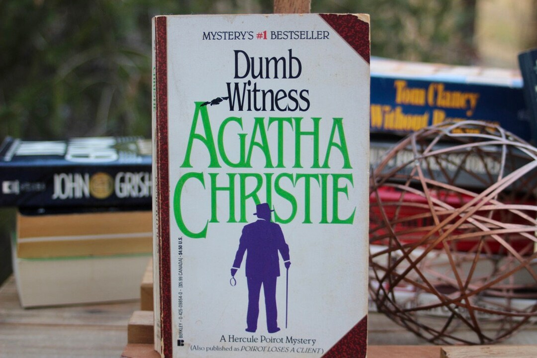 1984 Dumb Witness by Agatha Christie, A Hercule Poirot Mystery
