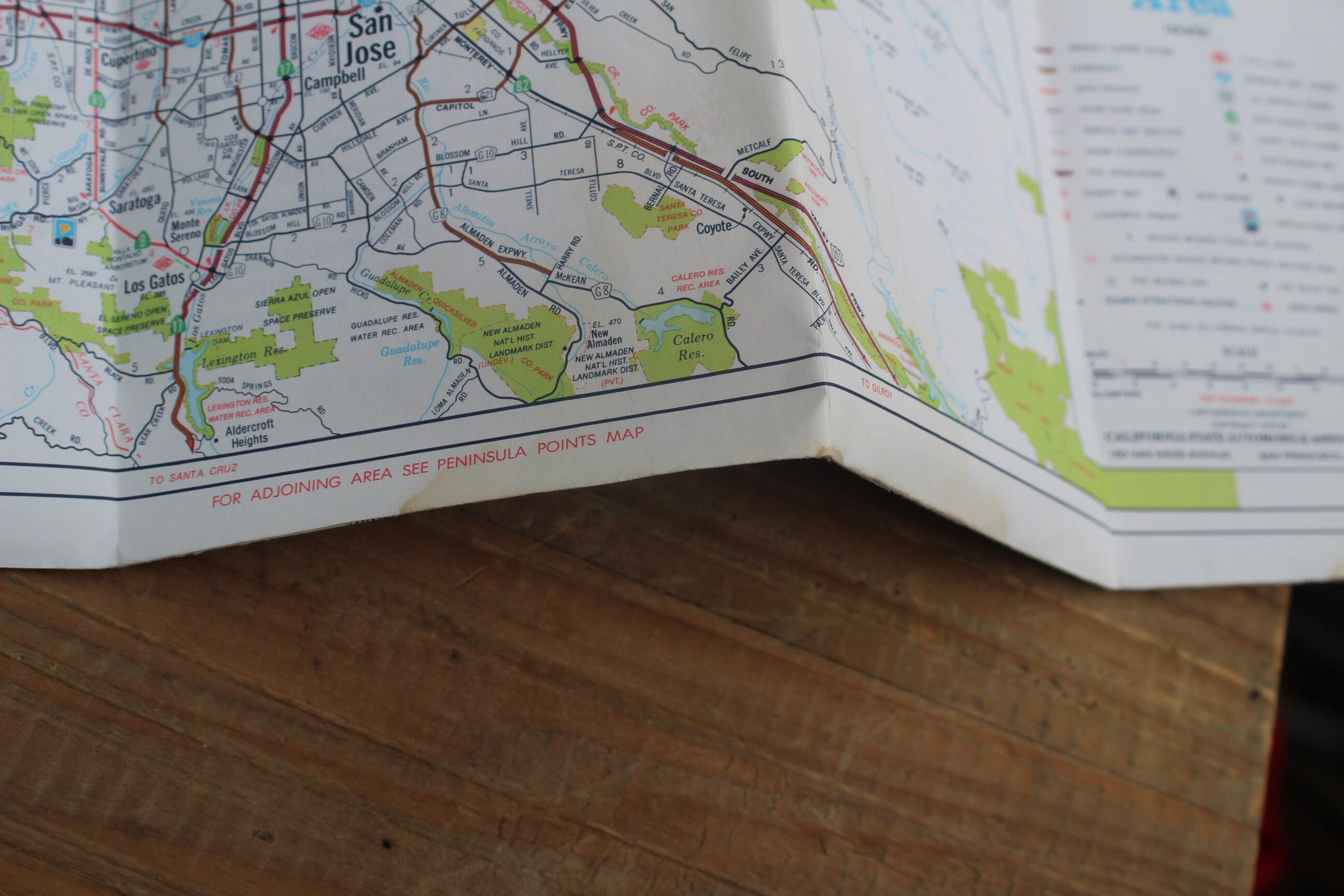1979 San Francisco Bay and River Area Map, Vintage AAA California State ...