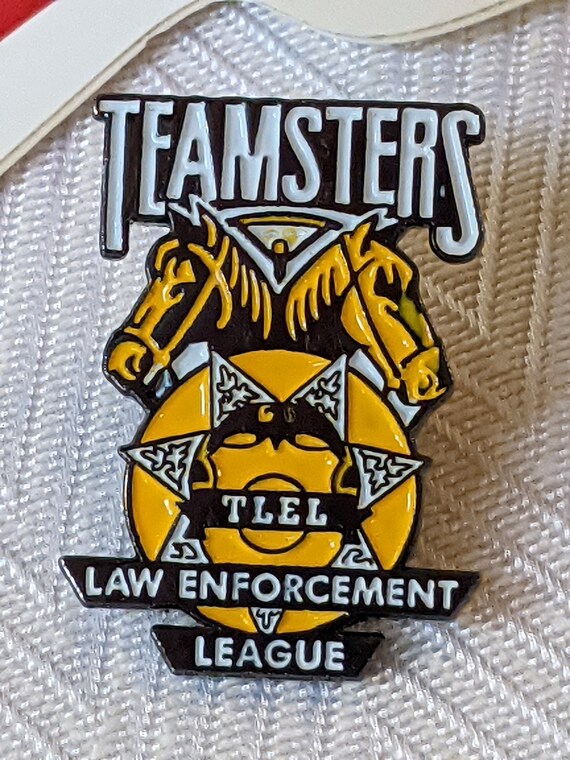 Teamsters TLEL, Law Enforcement League Enamel Lapel P… Gem