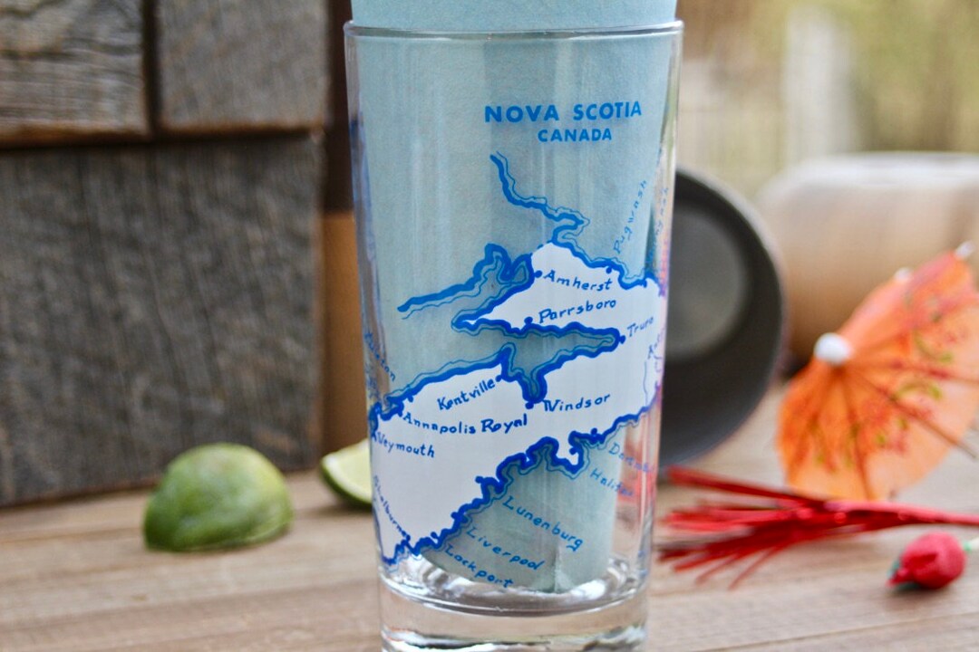 Midcentury Nova Scotia Canada Glass Kentville Cape Sable Etsy