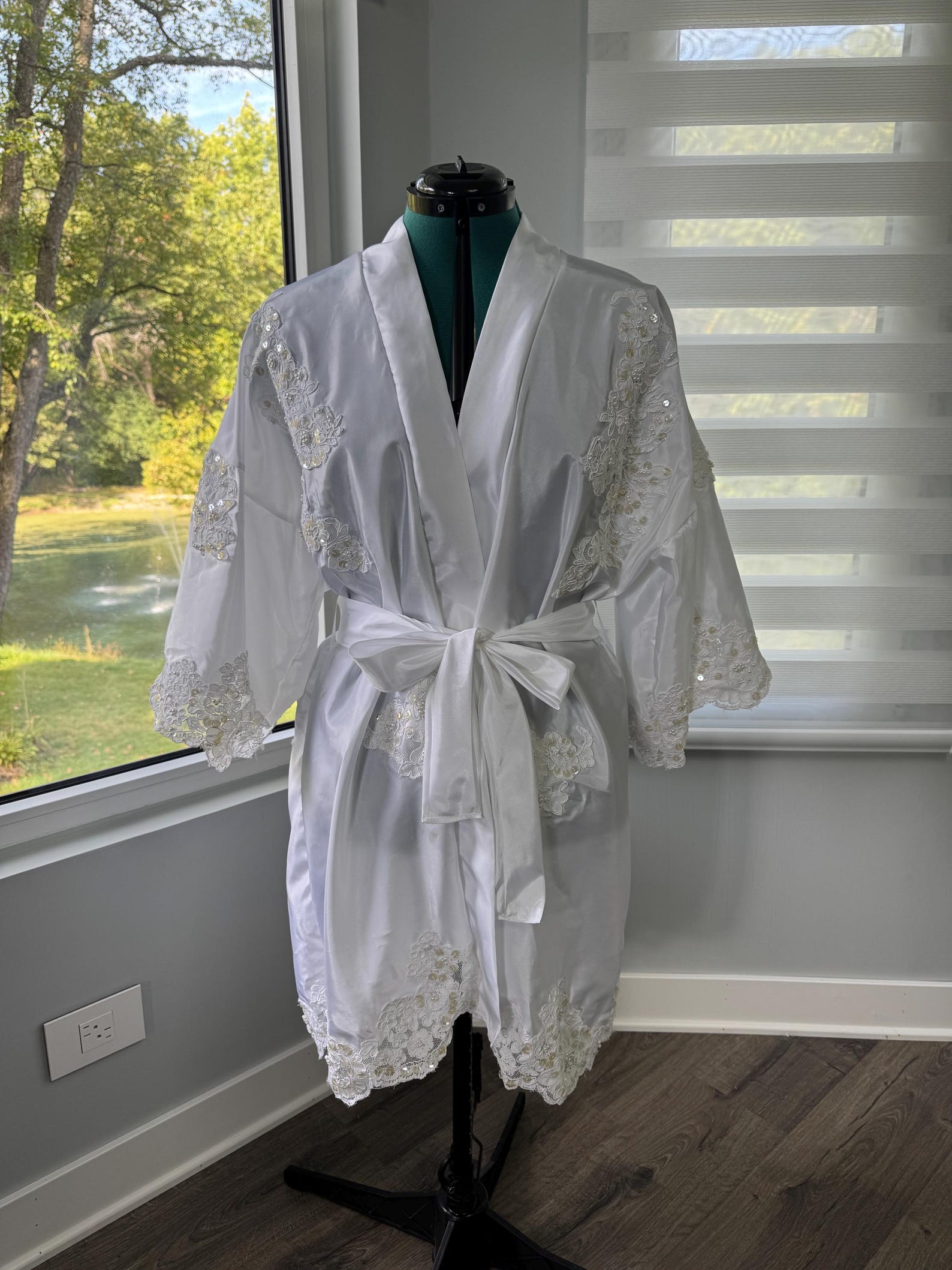Repurpose Robe Custom Bridal Satin Robe / Repurposed Entirely From Your Wedding Dress ...