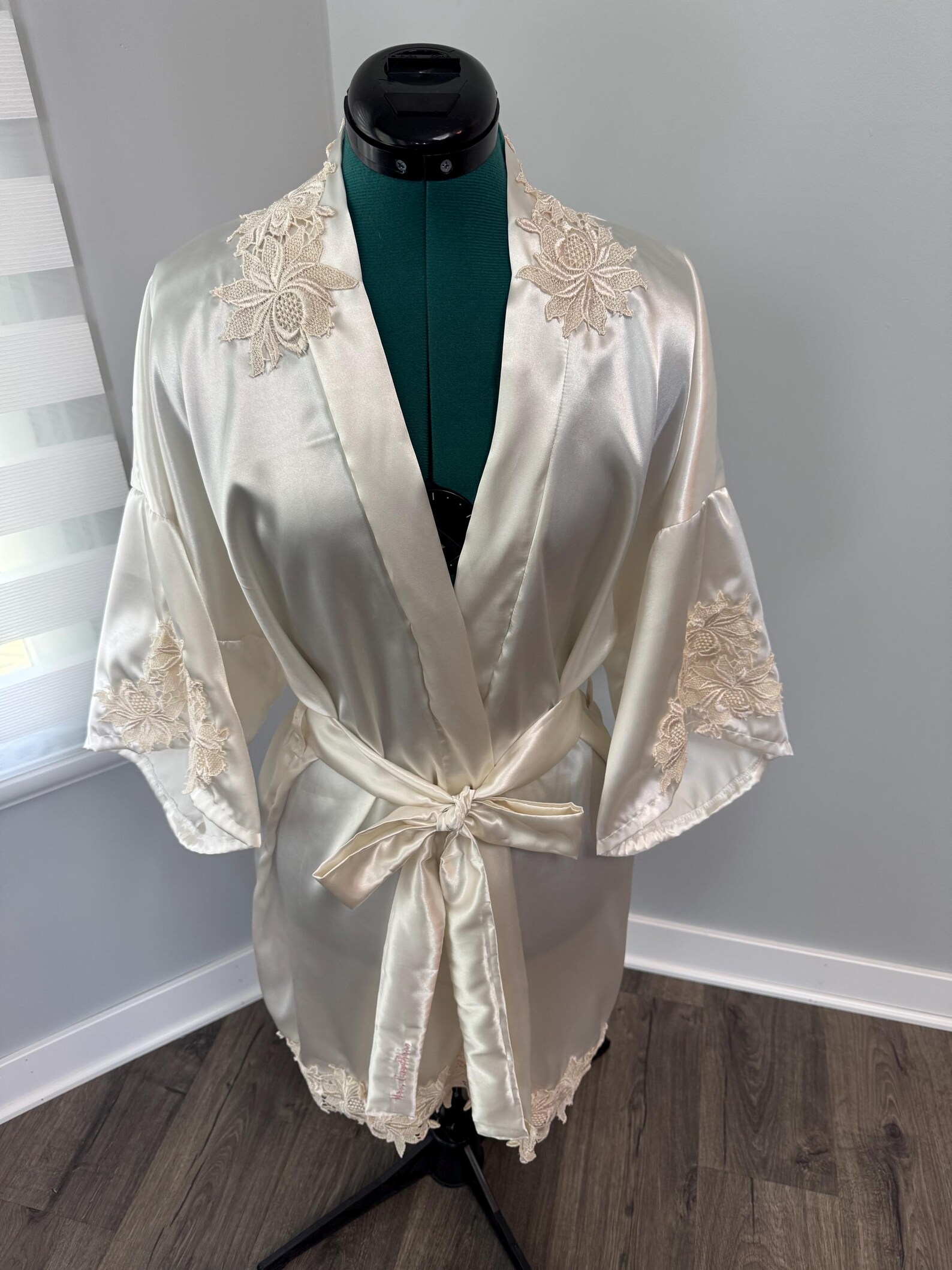 Repurpose Robe Custom Bridal Satin Robe / Repurposed Entirely From Your Wedding Dress ...