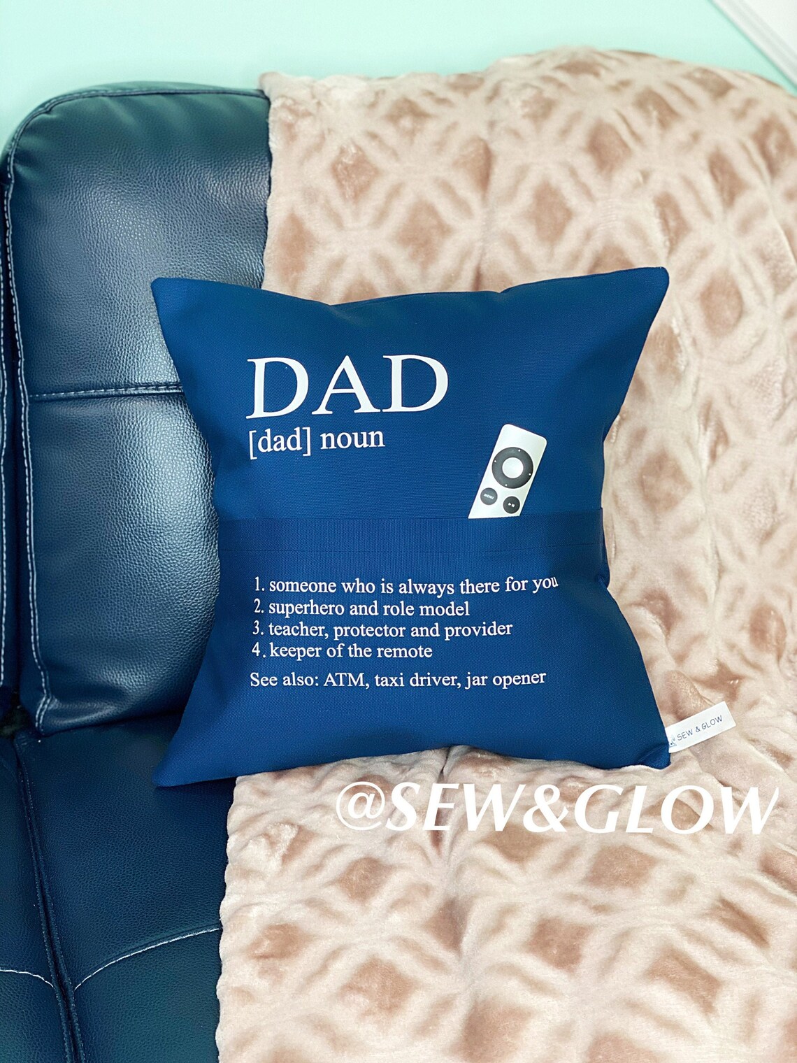 Personalized Pillow for Dad / Fathers Day Gift / Best Dad Etsy
