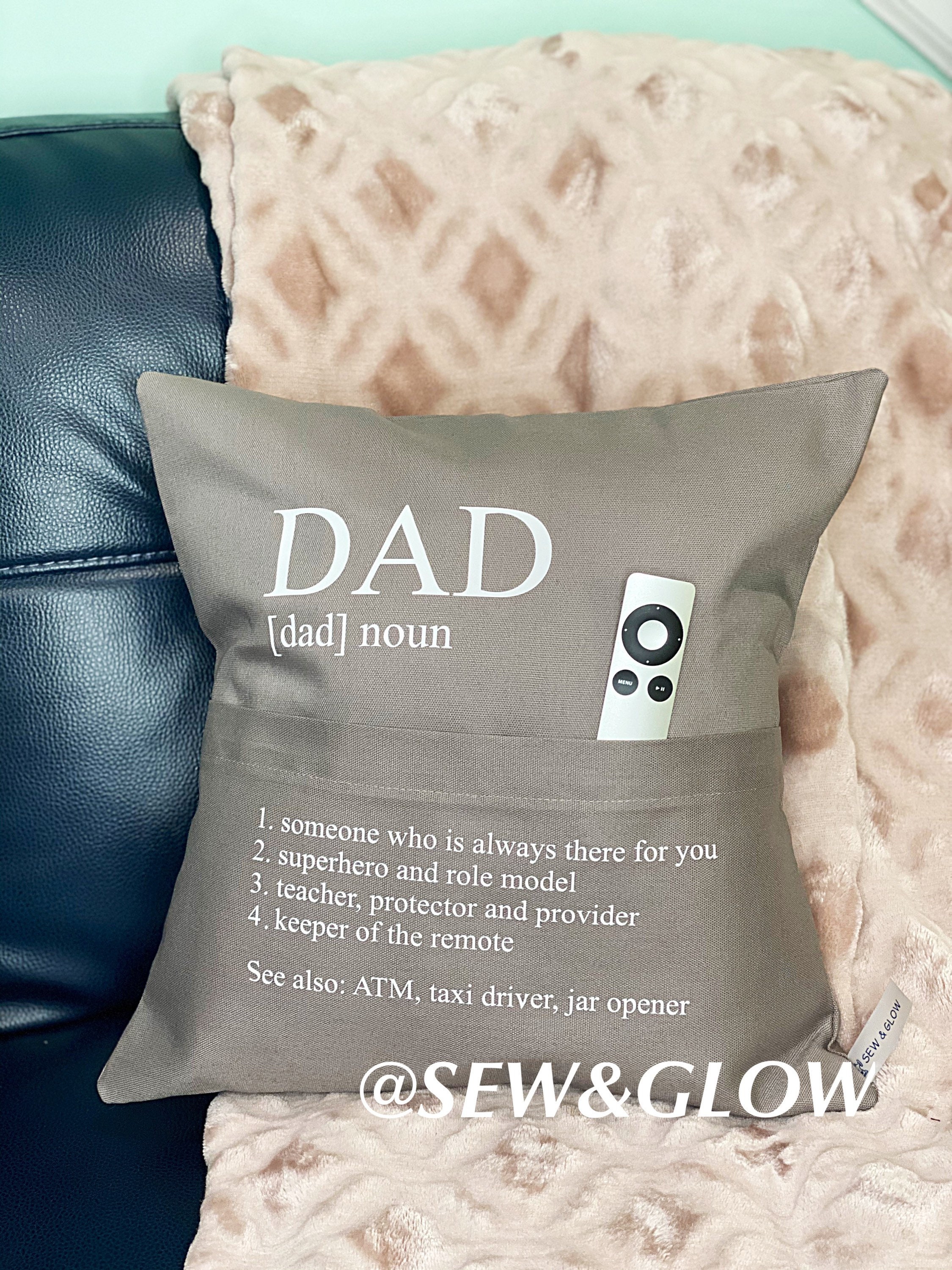 Personalized Pillow for Dad / Fathers Day Gift / Best Dad Etsy