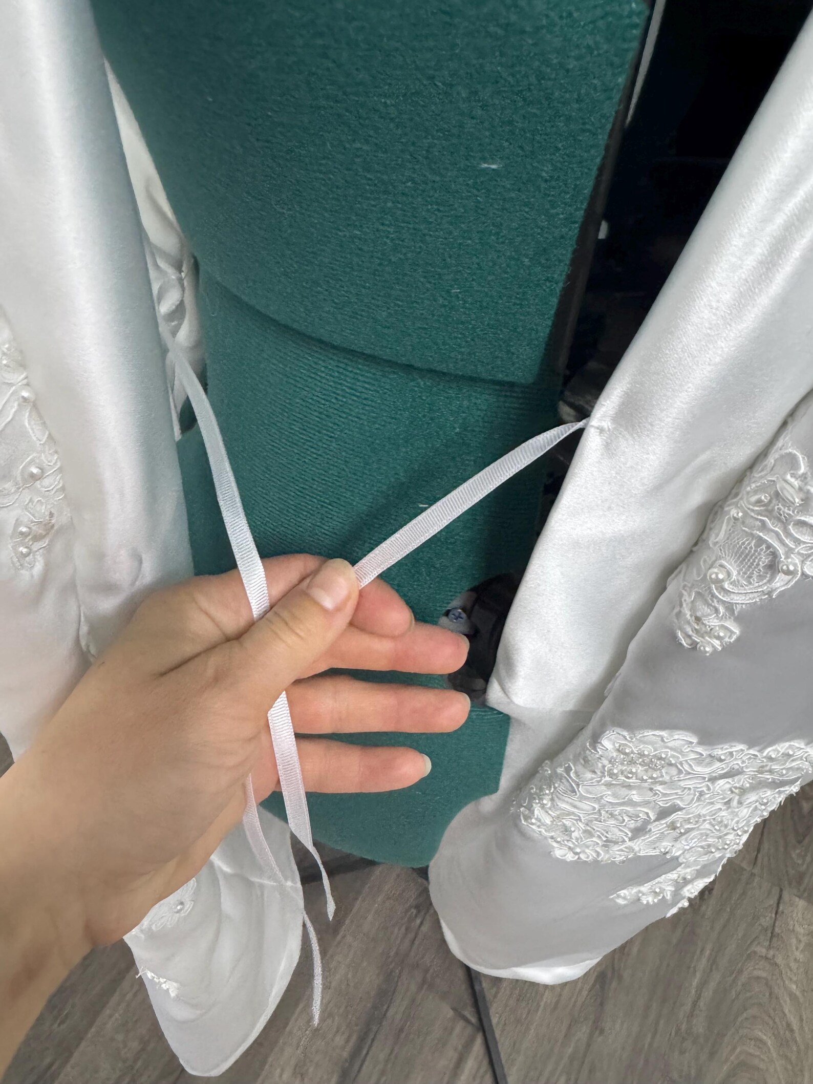 Repurpose Robe Custom Bridal Satin Robe / Repurposed Entirely From Your Wedding Dress ...