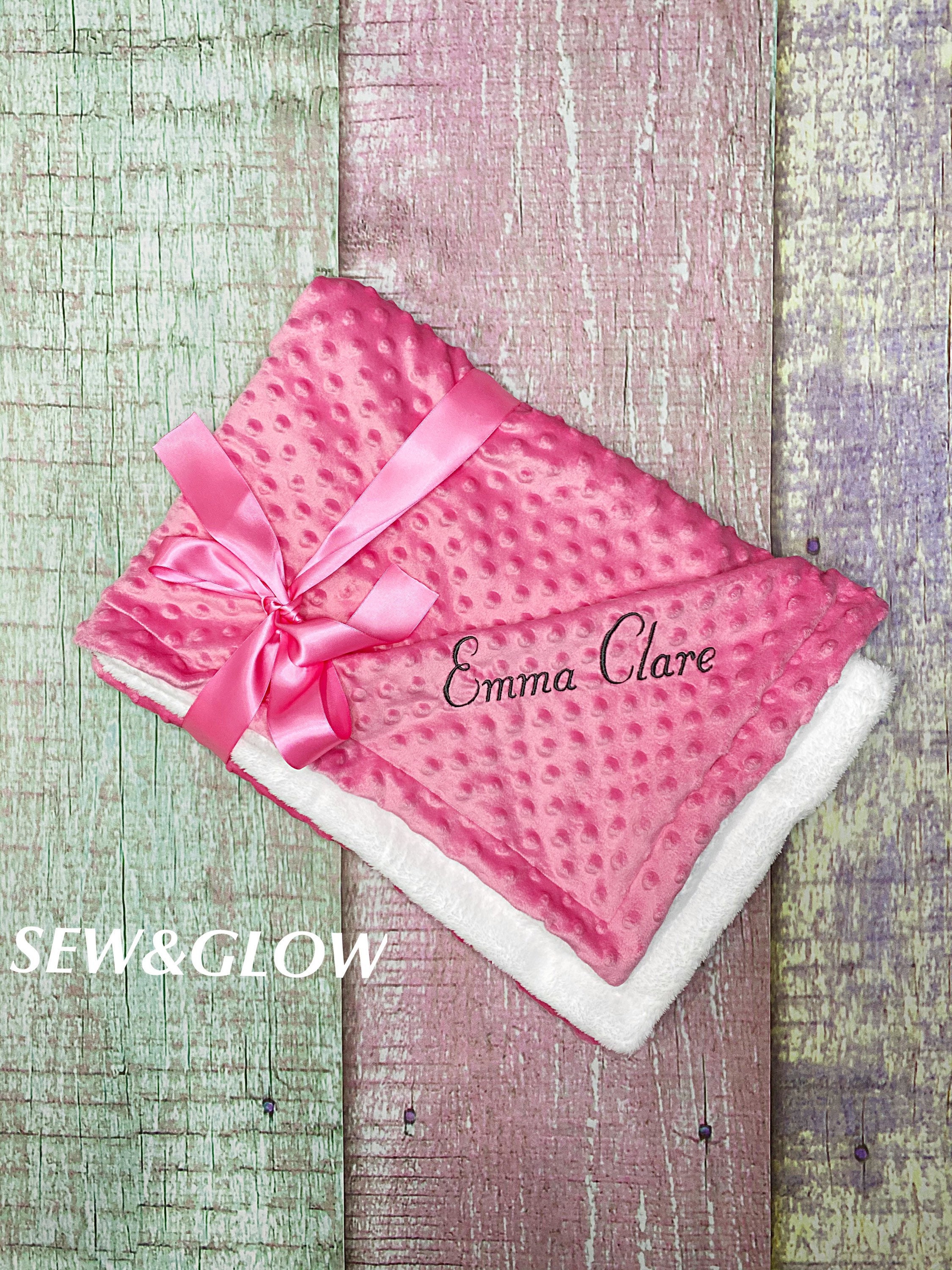 Personalized Baby Girl Blanket / Personalized Baby Shower Gift Etsy