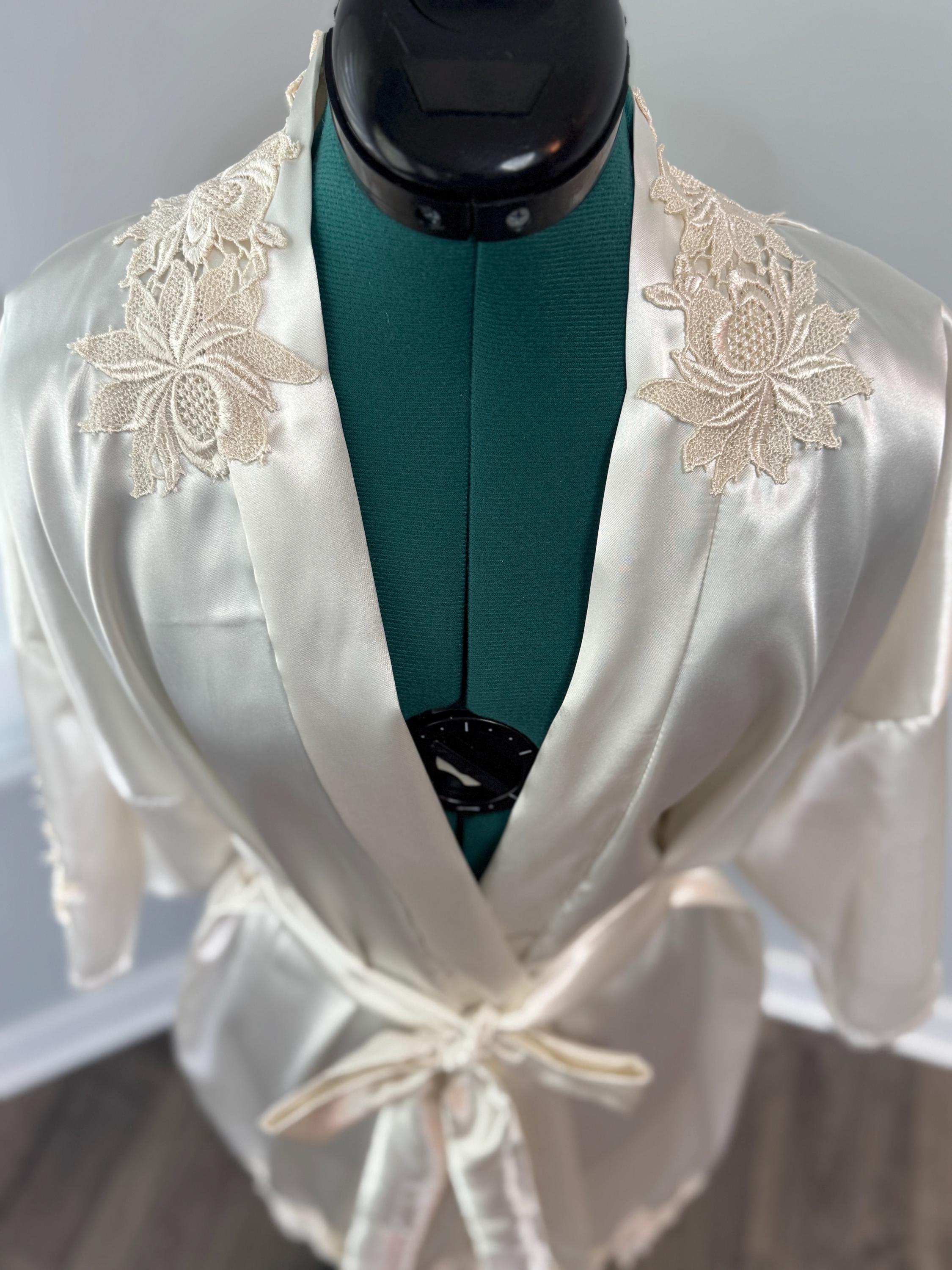 Repurpose Robe Custom Bridal Satin Robe / Repurposed Entirely From Your Wedding Dress ...