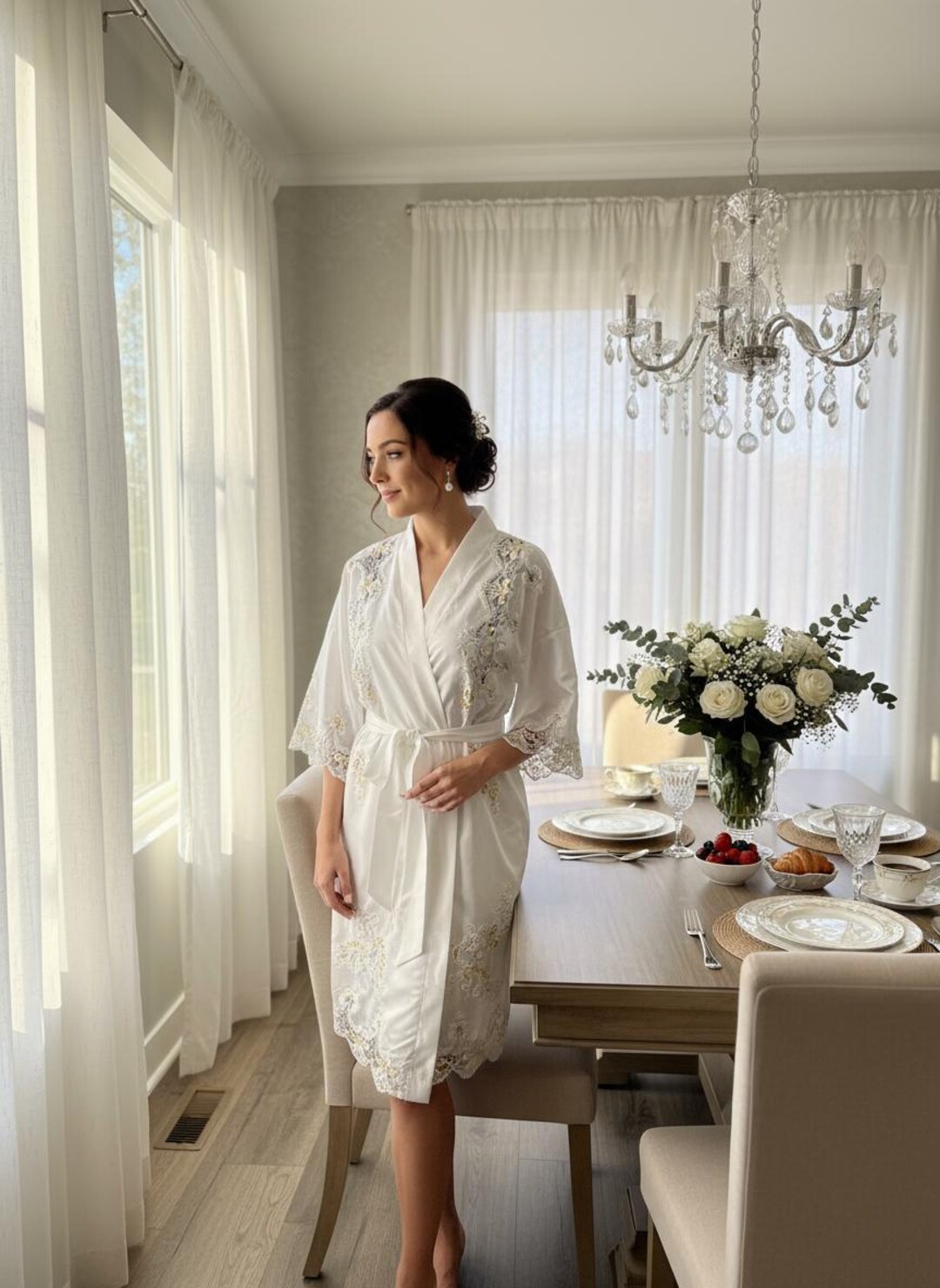 Repurpose Robe Custom Bridal Satin Robe / Repurposed Entirely From Your Wedding Dress ...