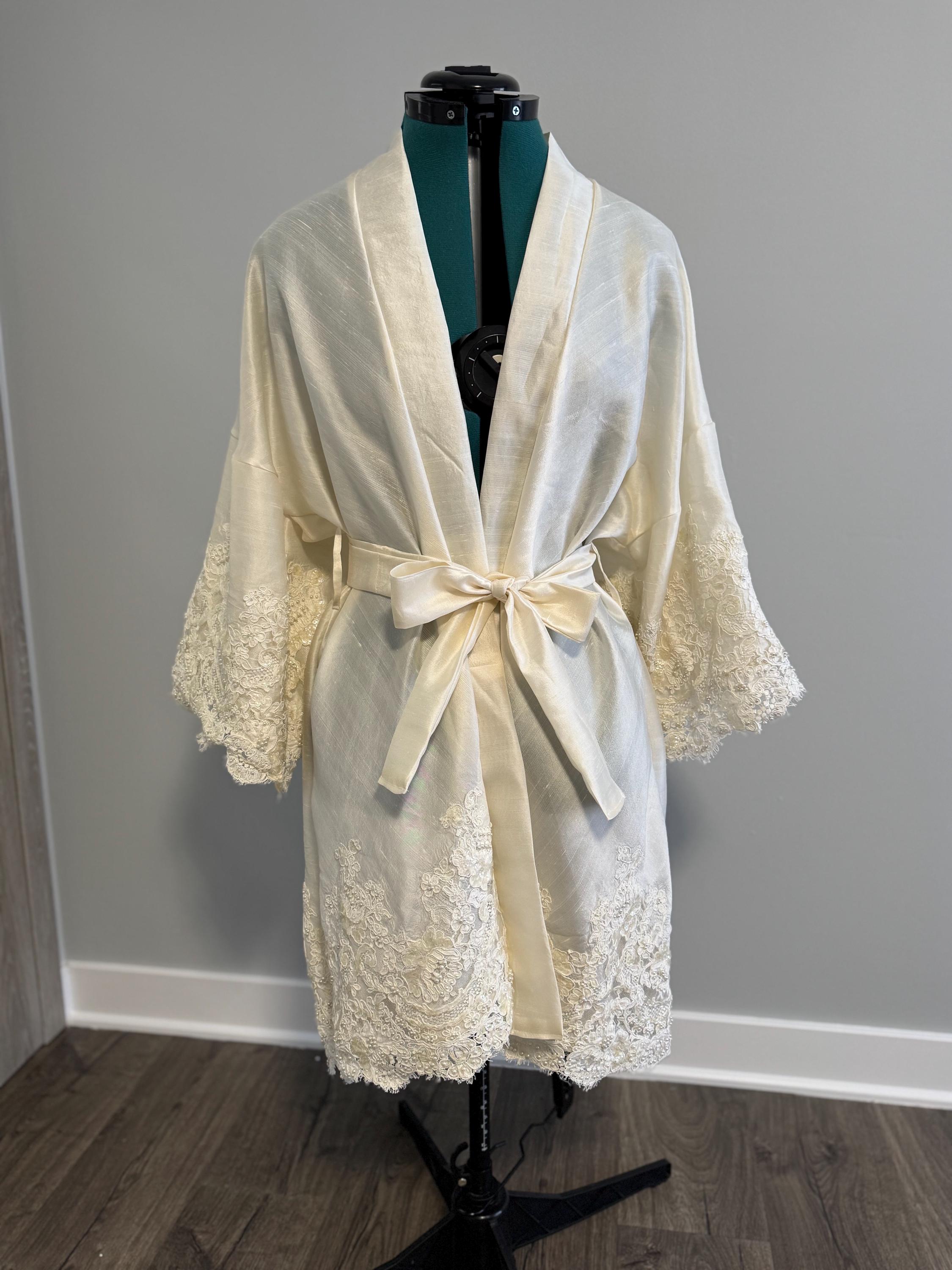 Repurpose Robe Custom Bridal Satin Robe / Repurposed Entirely From Your Wedding Dress ...