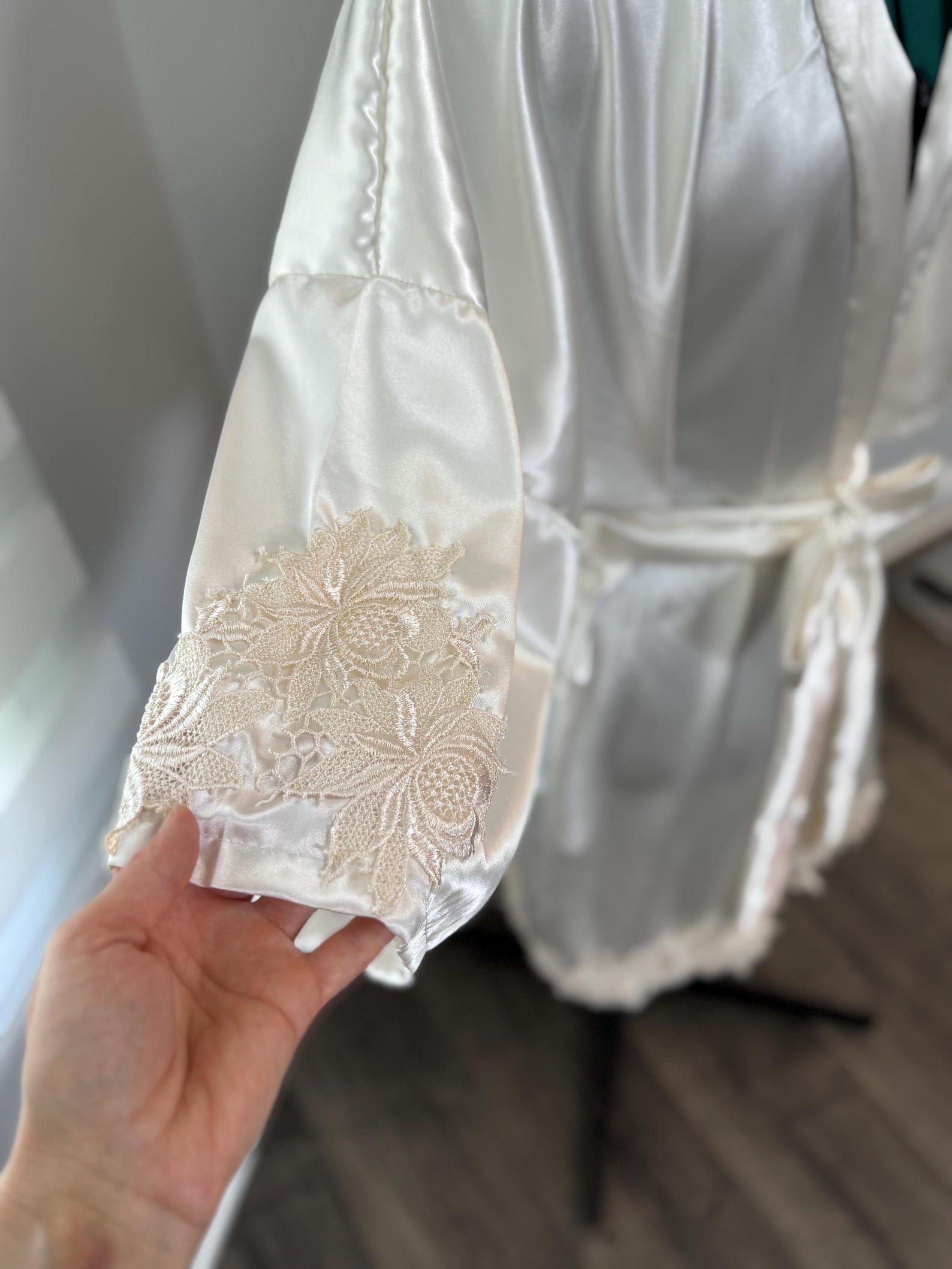 Repurpose Robe Custom Bridal Satin Robe / Repurposed Entirely From Your Wedding Dress ...