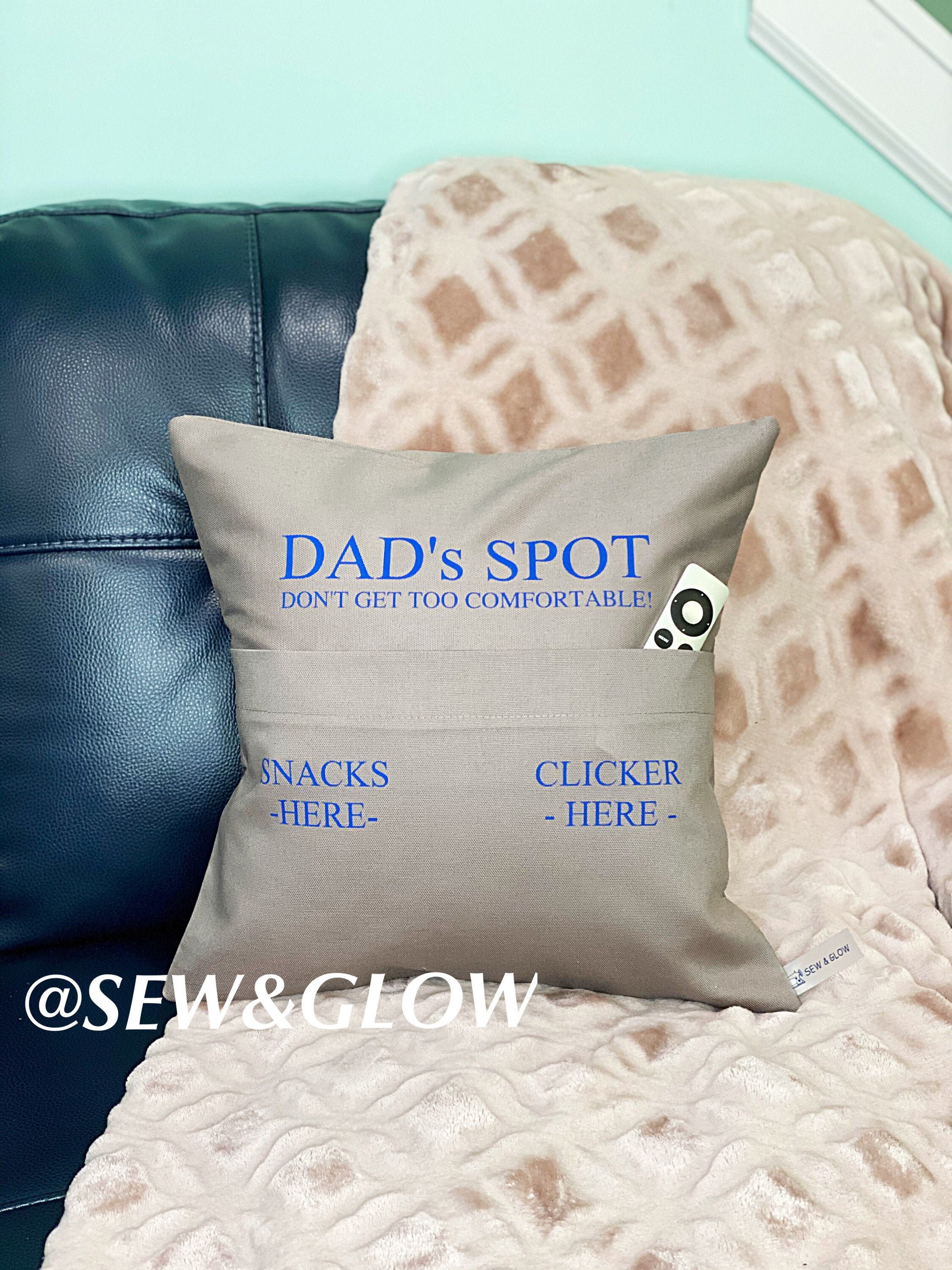 Personalized Pillow for Dad / Fathers Day Gift / Best Dad Etsy