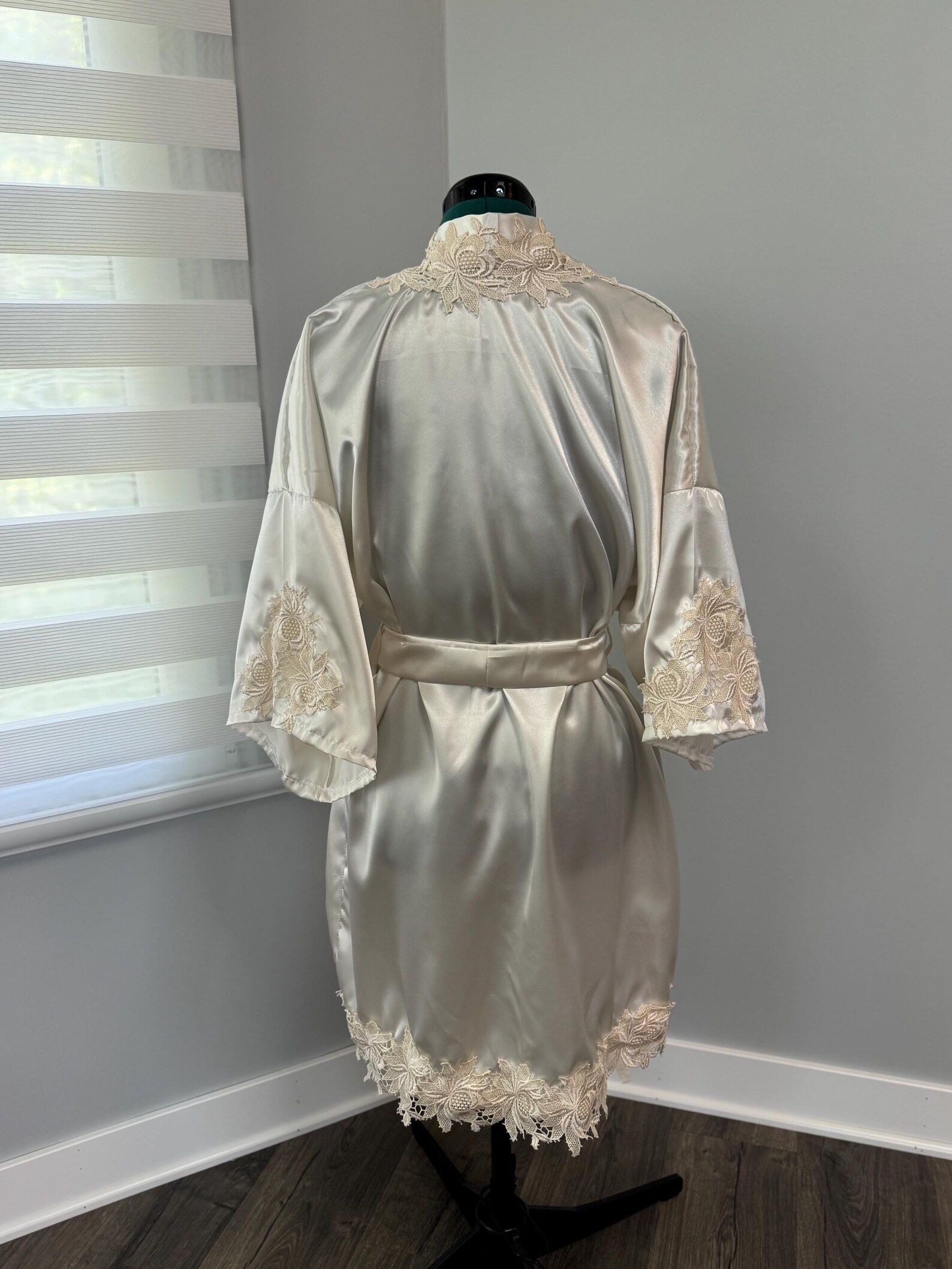 Repurpose Robe Custom Bridal Satin Robe / Repurposed Entirely From Your Wedding Dress ...