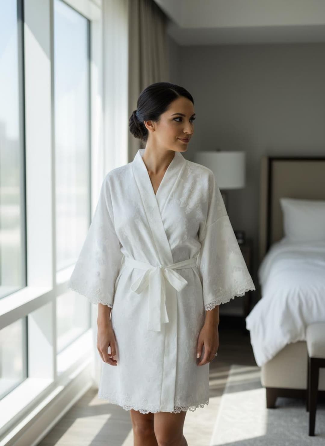 Repurpose Robe Custom Bridal Satin Robe / Repurposed Entirely From Your Wedding Dress ...