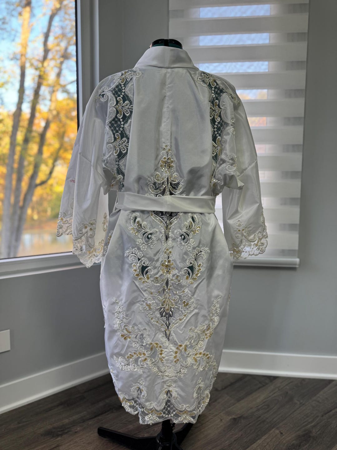 Repurpose Robe Custom Bridal Satin Robe / Repurposed Entirely From Your Wedding Dress ...