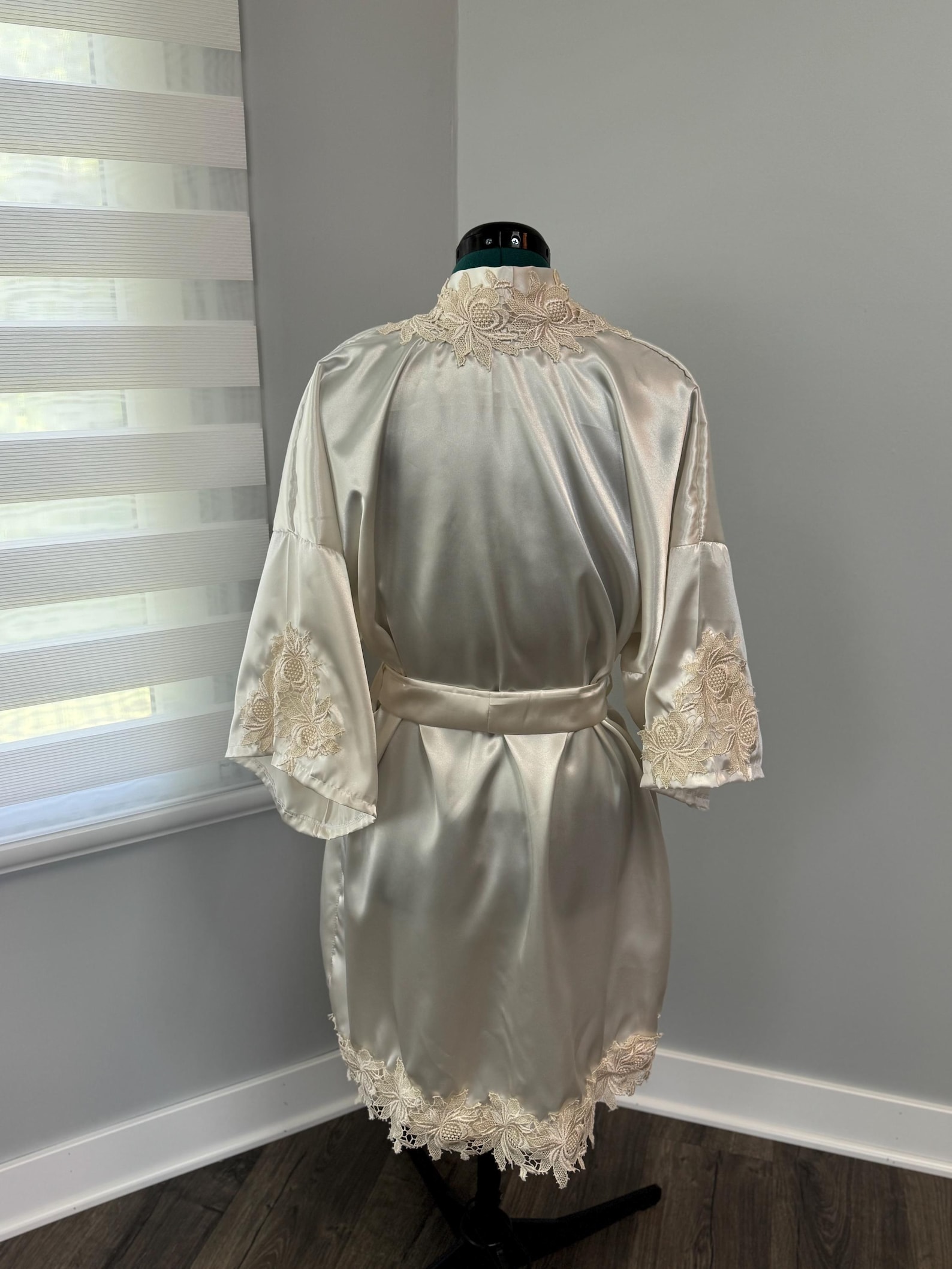 Repurpose Robe Custom Bridal Satin Robe / Repurposed Entirely From Your Wedding Dress ...
