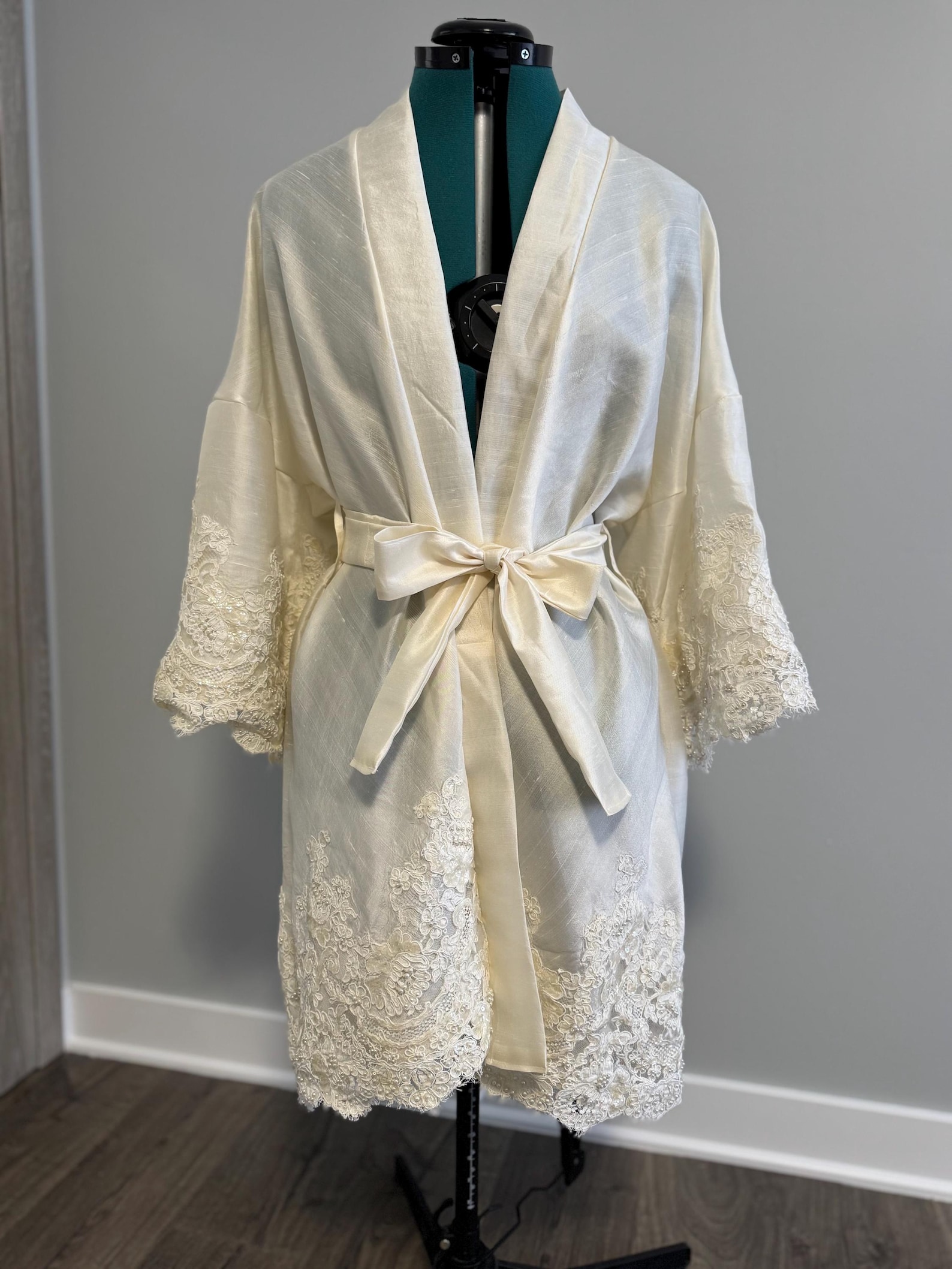 Repurpose Robe Custom Bridal Satin Robe / Repurposed Entirely From Your Wedding Dress ...