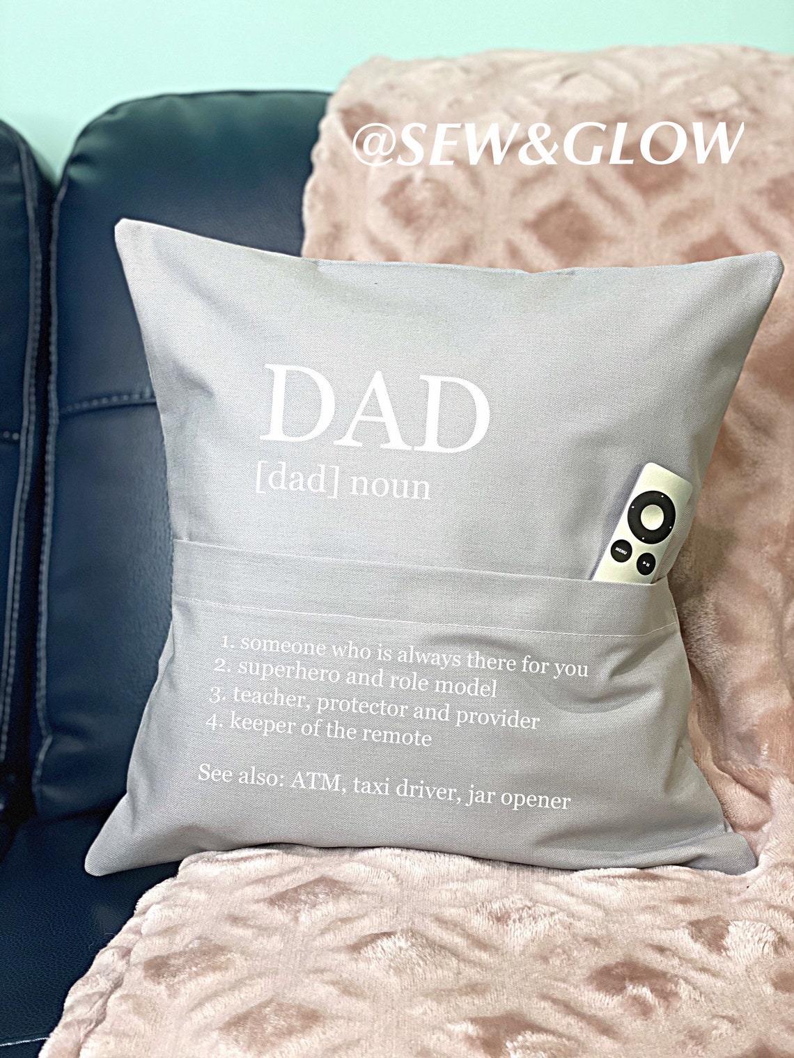 Personalized Pillow for Dad / Fathers Day Gift / Best Dad Etsy