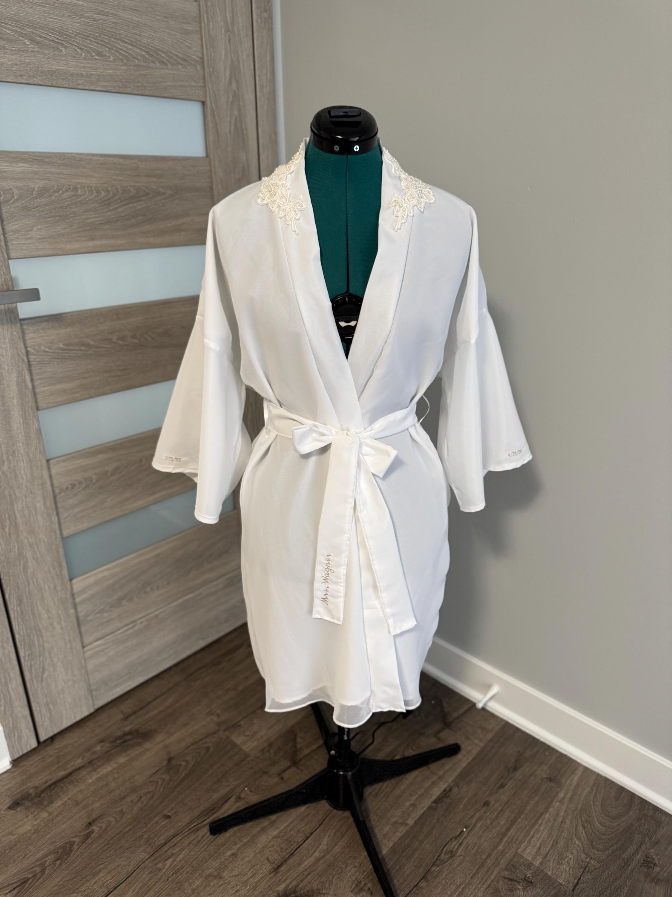 Custom Bridal Satin Robe / Repurposed Entirely From Your Wedding Dress ...