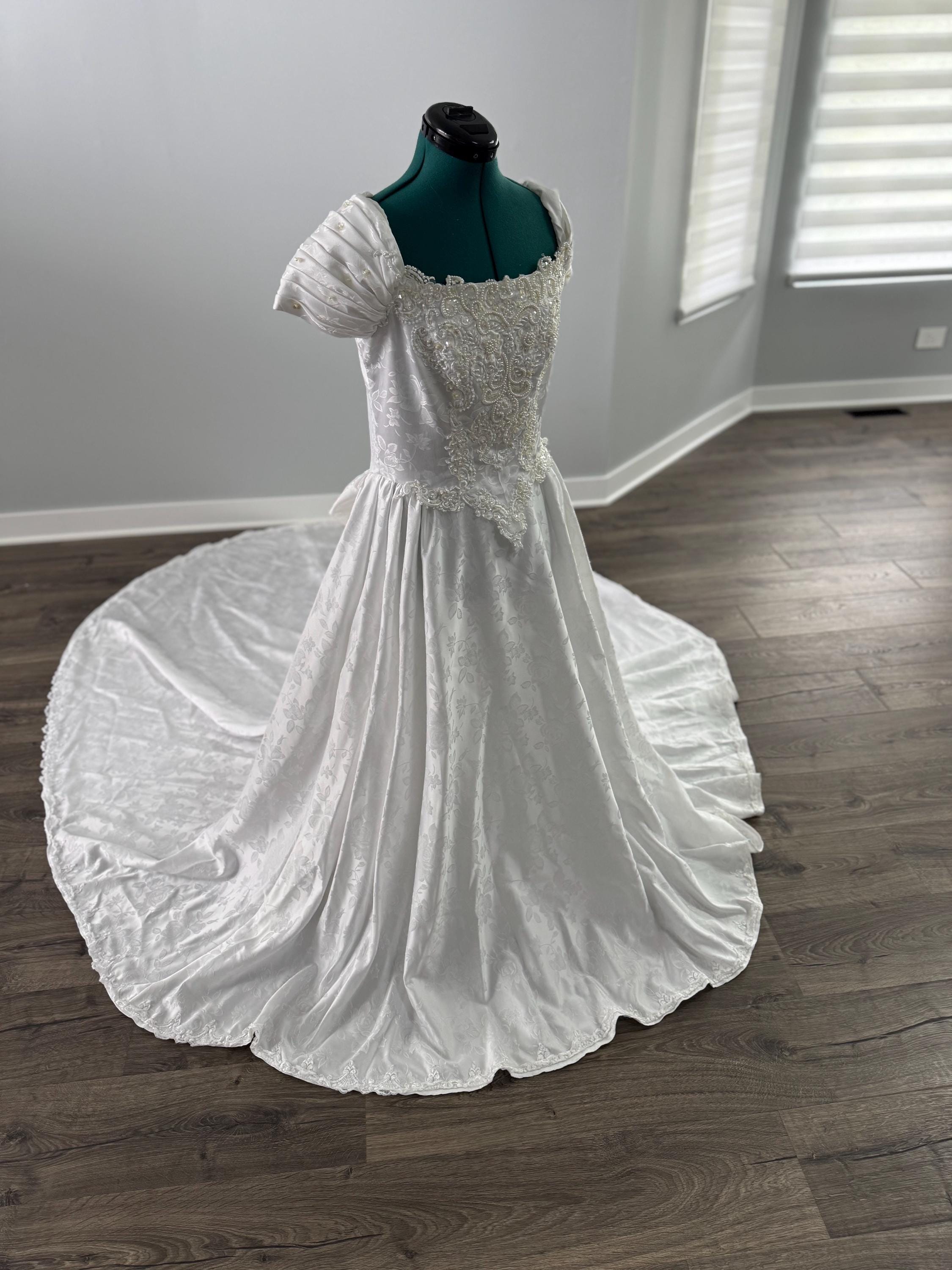 Repurpose Robe Custom Bridal Satin Robe / Repurposed Entirely From Your Wedding Dress ...