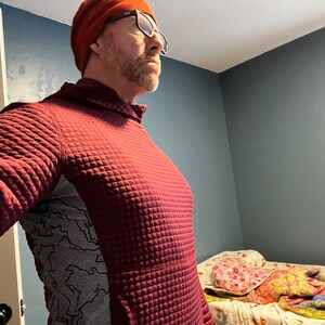 Polartec power store grid hoodie