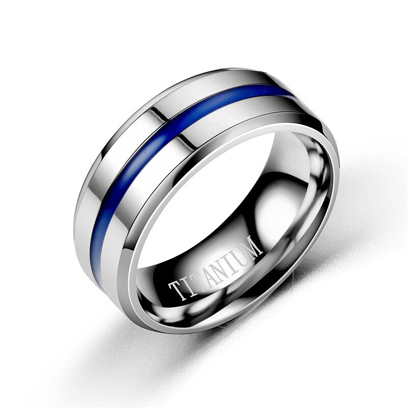 Titanium His and Her Matching Ringcouples Ringspromise Rings - Etsy
