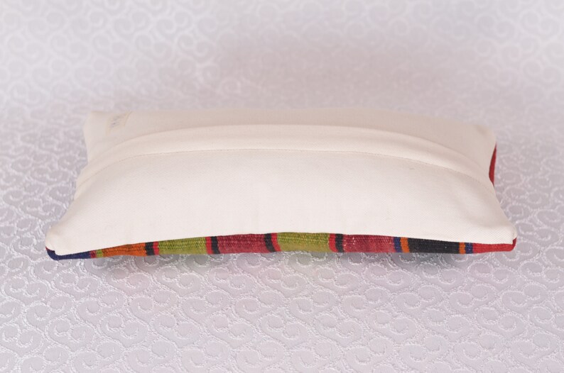 /%100 Wool 8 x 16 Handmade Turkish Vintage Pillow