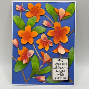 Plumeria Blooms Any Occasion Card