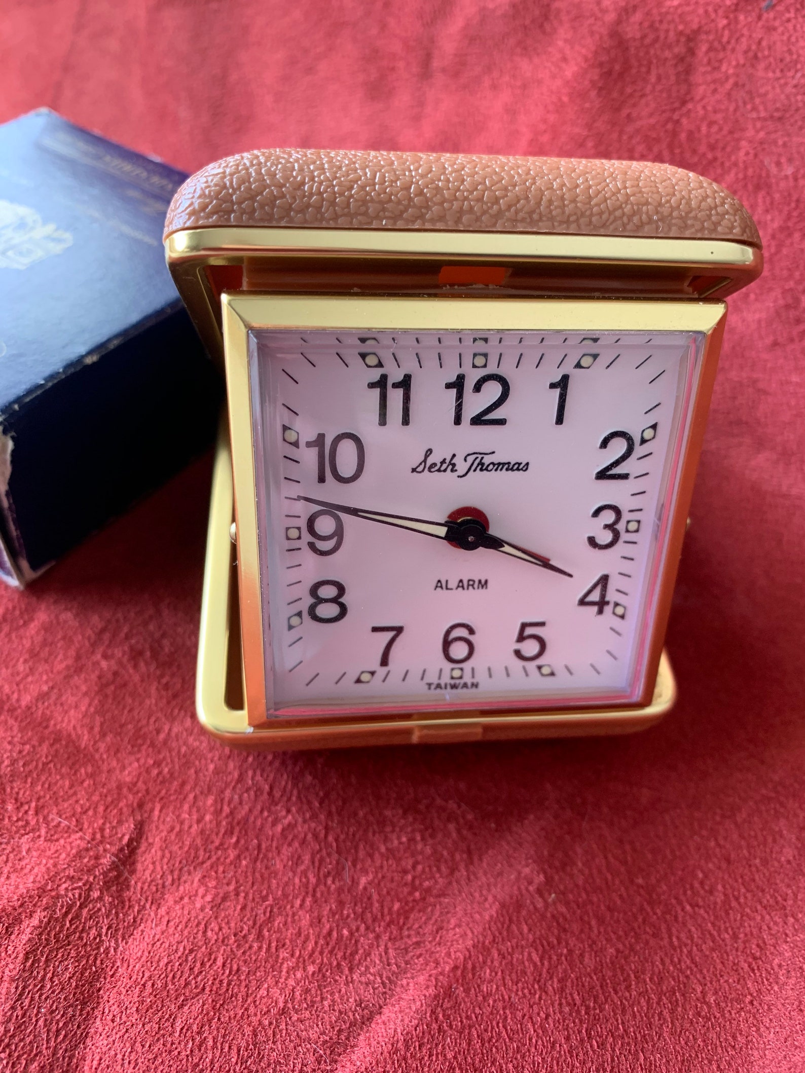 Vintage Seth Thomas travel Alarm Clock works Etsy