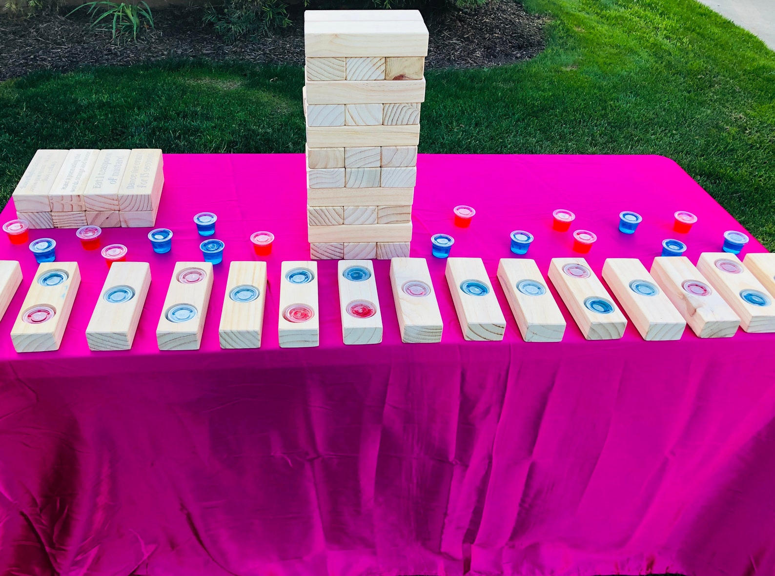 Custom Jello Shot Blocks Jello Shot Toppling Tower Blocks Custom Tipsy