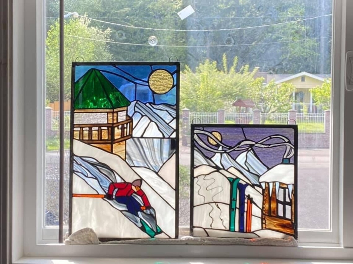 Custom Stained Glass Windows Etsy