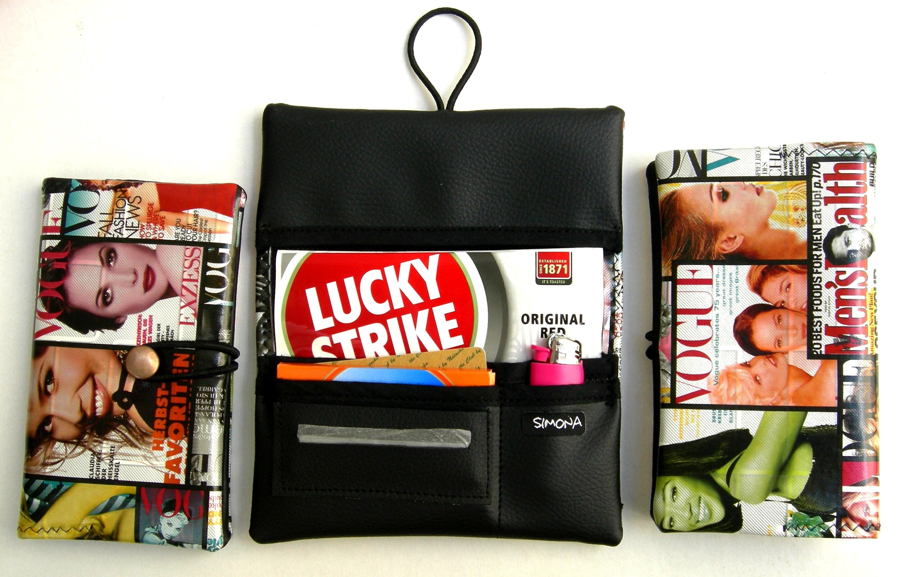 Rolling Tobacco Pouch Handmade Leather PU Waterproof Smoker Etsy