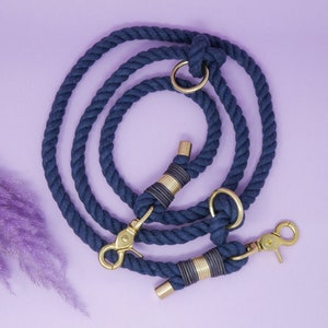 Tauleine &quot;Cotton Flair&quot; | Indigo | aus Baumwollseil