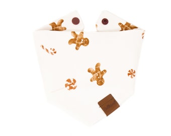 Bandana 'Candy Christmas' | Hondensjaal | Regelbaar