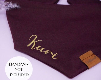 Personalisierung für Bandana | Namen Upgrade