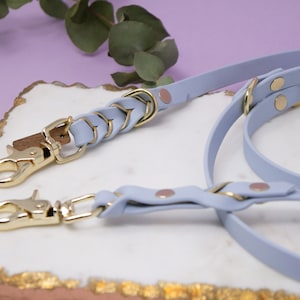 Biothane Leine | Pastellblau | Geflochten