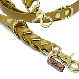 Biothane Leine | Gold | Geflochten