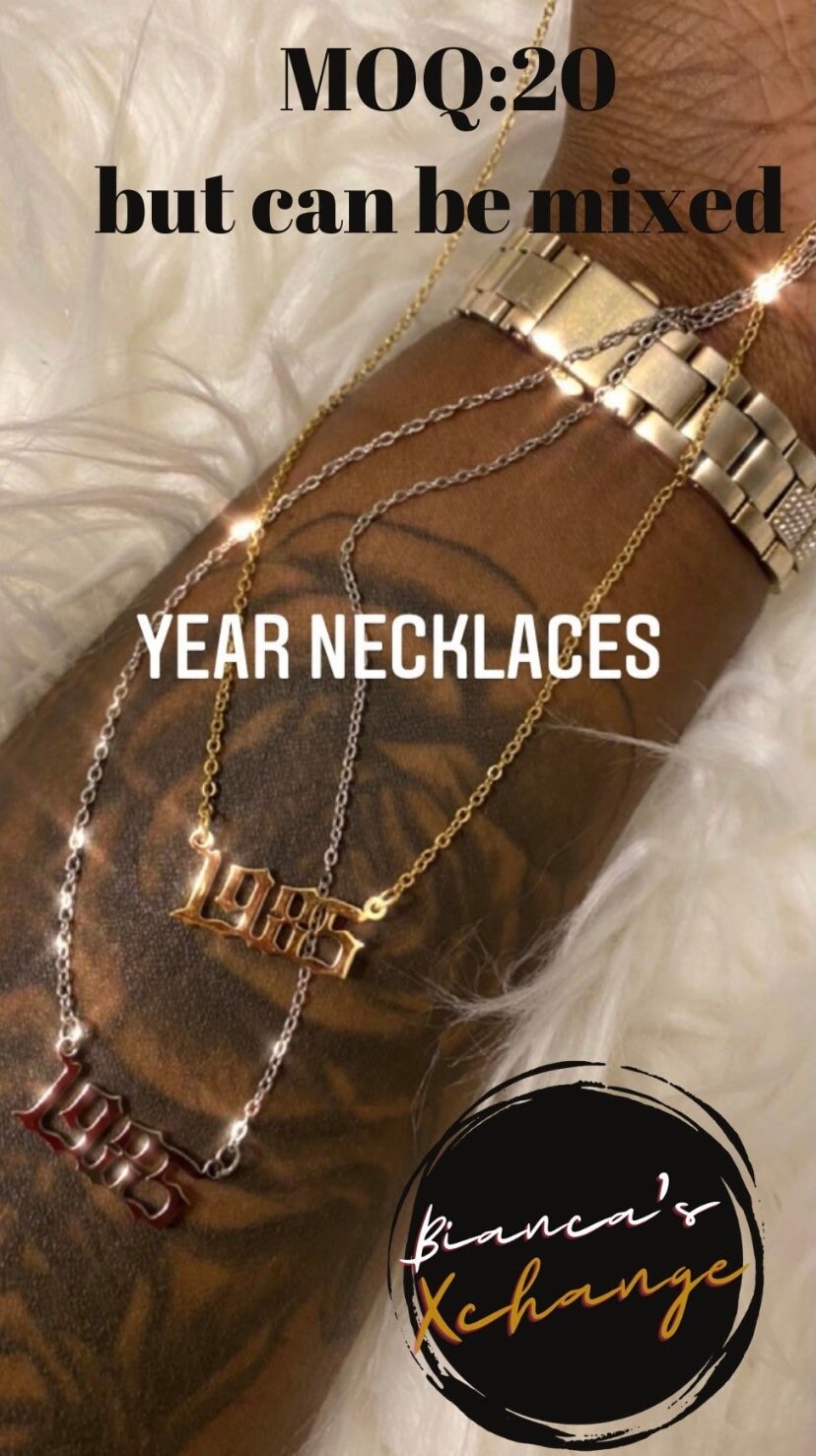 Year Necklace Wholesale