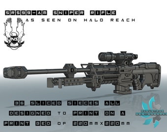 Halo Reach Sniper Rifle SRS99-AM - Files for 3D Printing