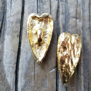 ONE Gold Vermeil Heart Button