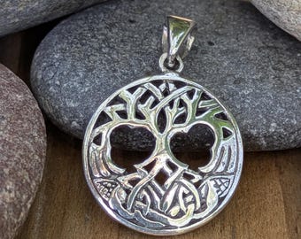 Celtic Tree of Life Sterling Silver Pendant